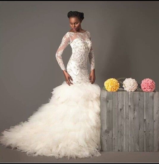 Pistis Layered Wedding Dress