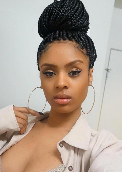 stylish_box_braids_hairstyles_top_bun_box_braids21