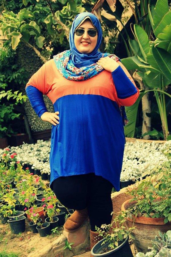 hijab fashion for plus size