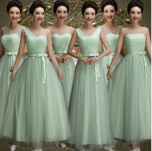 Dusty-font-b-Green-b-font-font-b-Bridesmaid-b-font-font-b-Dress-b-font