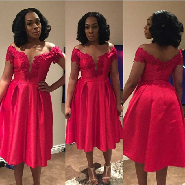 Trendy-Red-Nigeria-Africa-Tea-Length-Evening-Dresses-Lace-Flower-Evening-Gowns-V-neck-Short-Cap.jpg_640x640